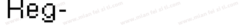 和平 Reg字体转换